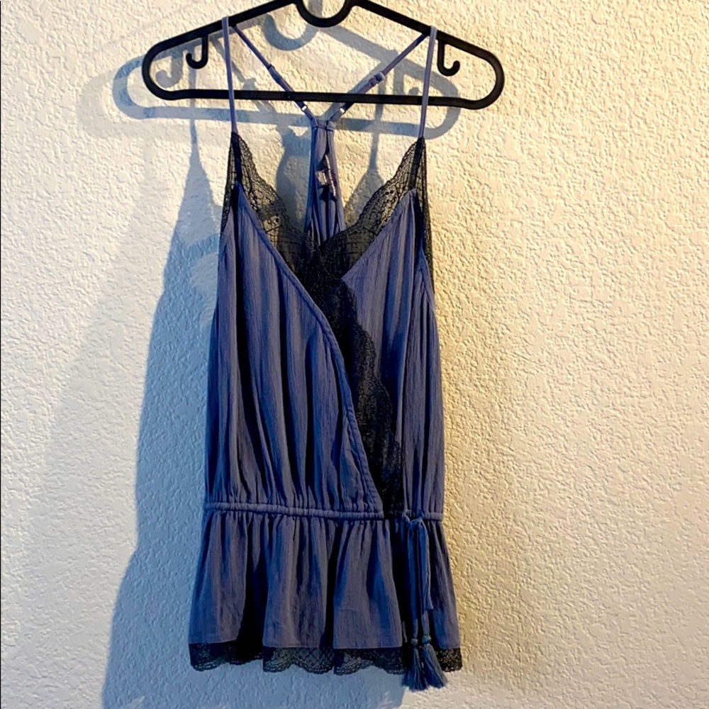 American Eagle Blue Tank Top